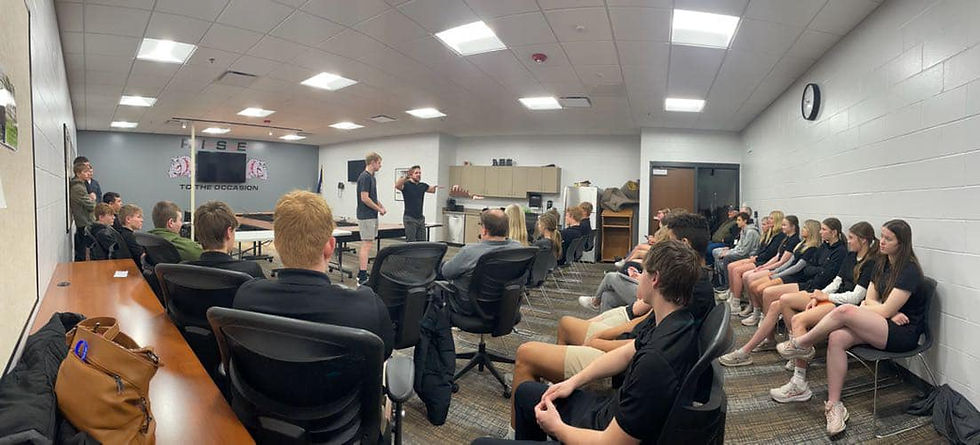 Curran Jacobs at Algona High School