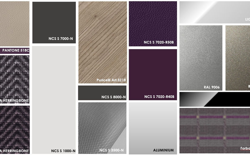 Digital materials palette for EMR Aurora