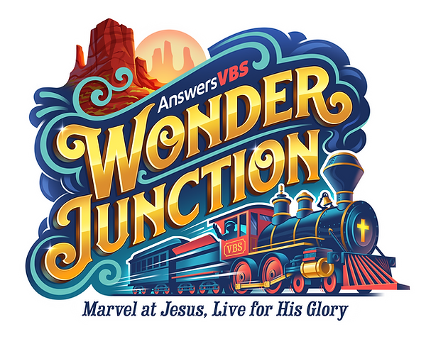 Graphic for our VBS entitled "Wonder Junction."
