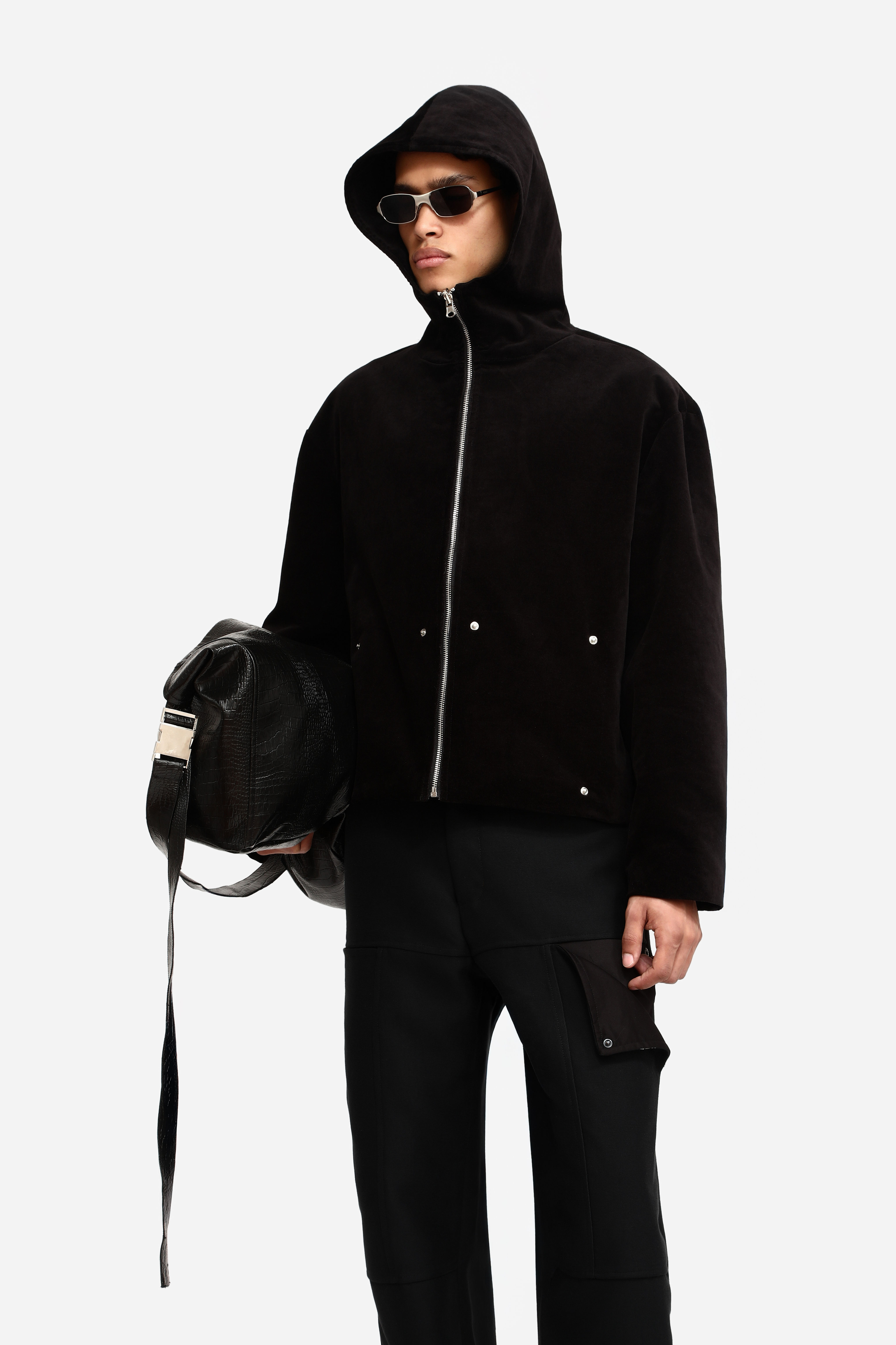 Fraque Velvet Jacket Black