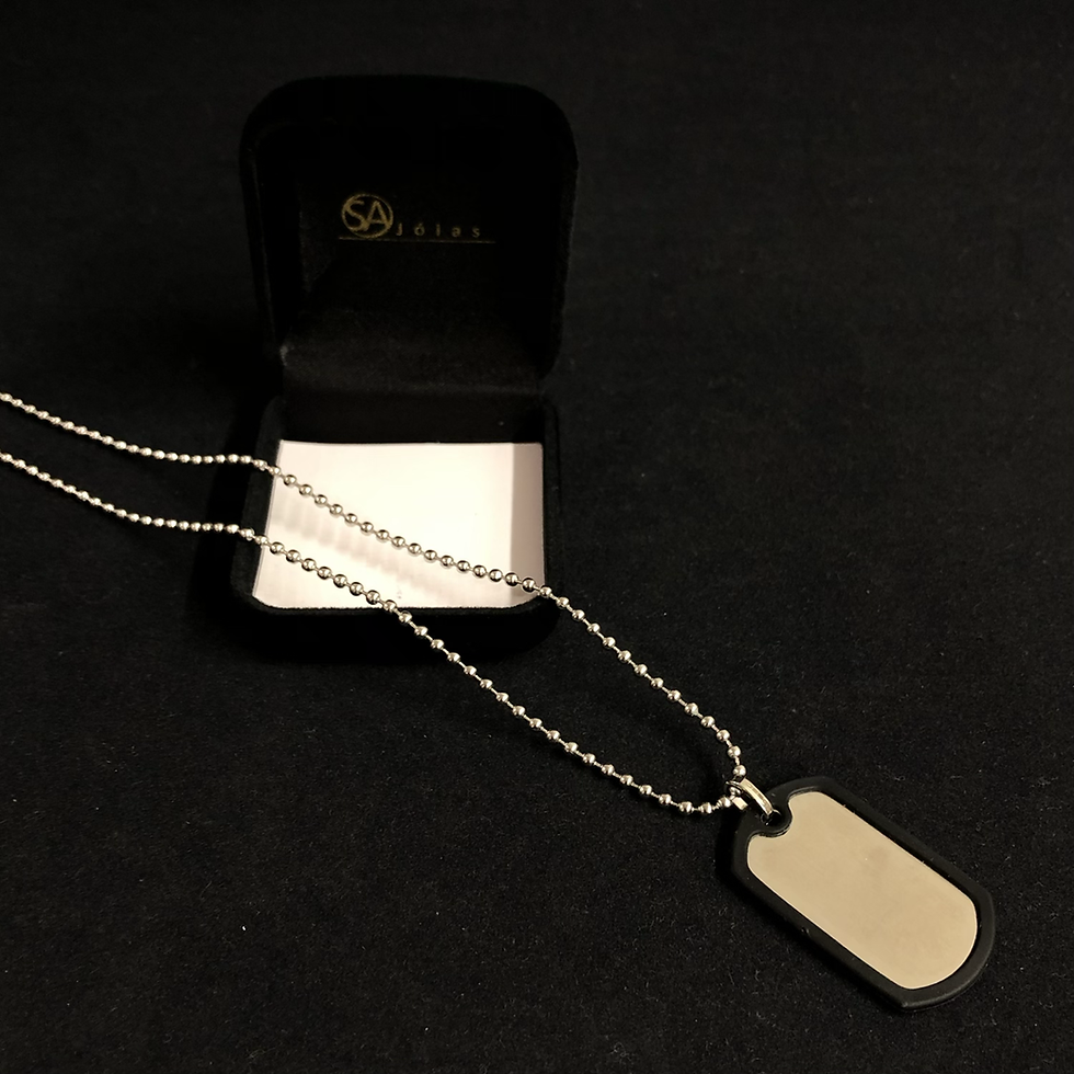 Miniatura: Colar Placa Militar 