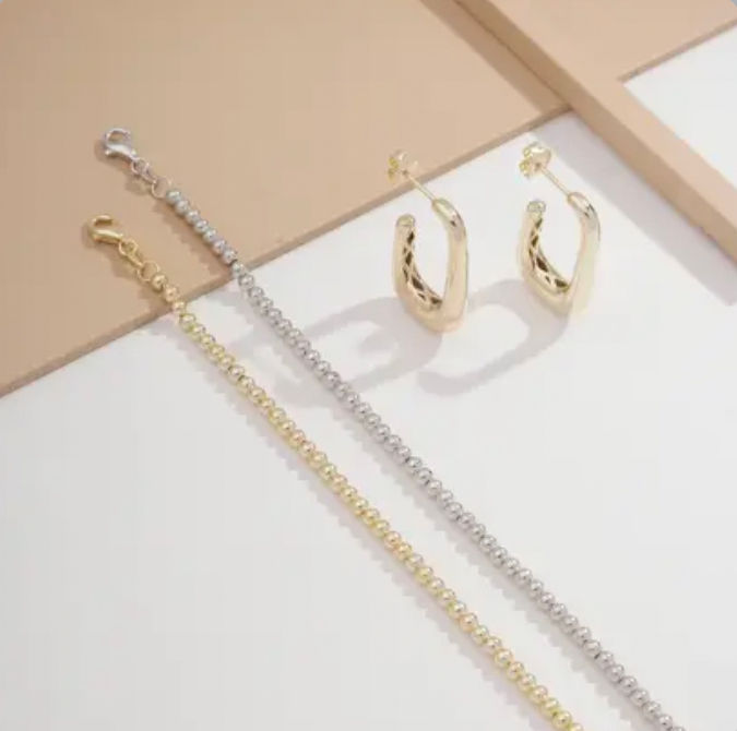 Miniatura: Pulseira toda de bolinhas