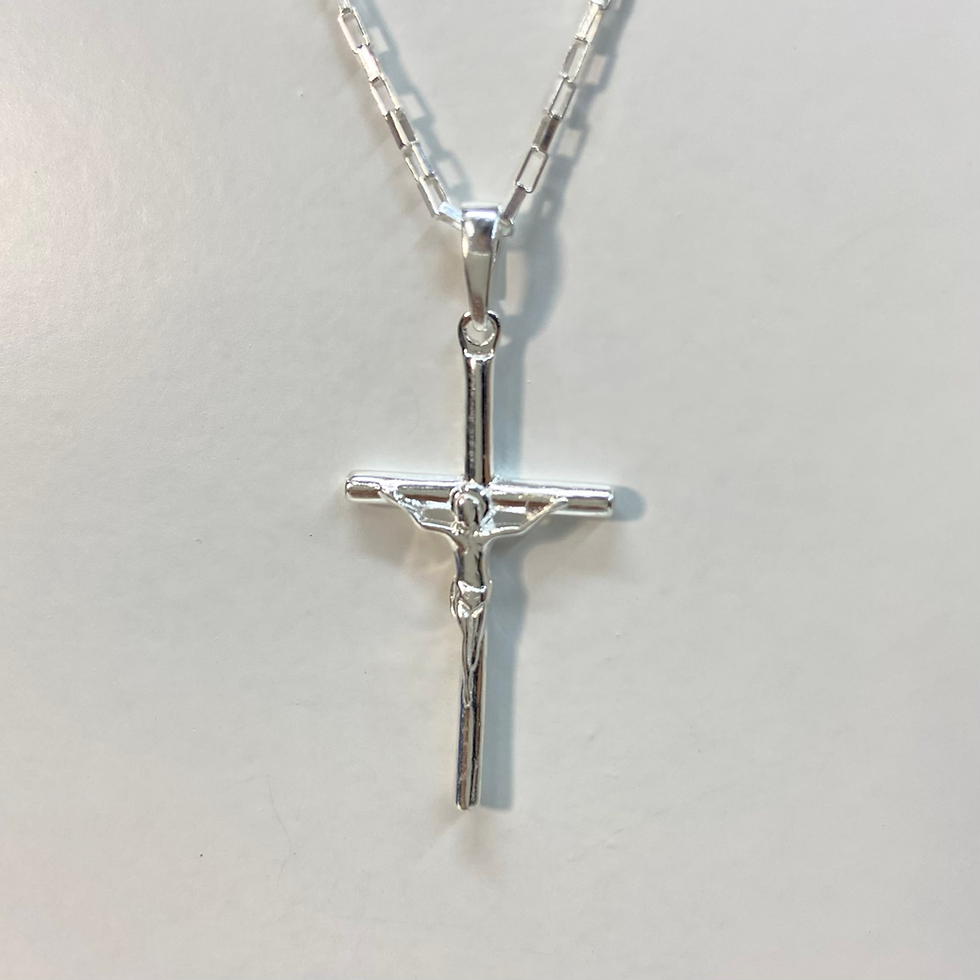 Miniatura: Pingente Crucifixo em Prata 