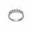 Miniatura: Anel Meia-Aliança aro duplo n°12