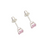 Miniatura: Brinco Ponto de Luz Rosa claro - 4mm