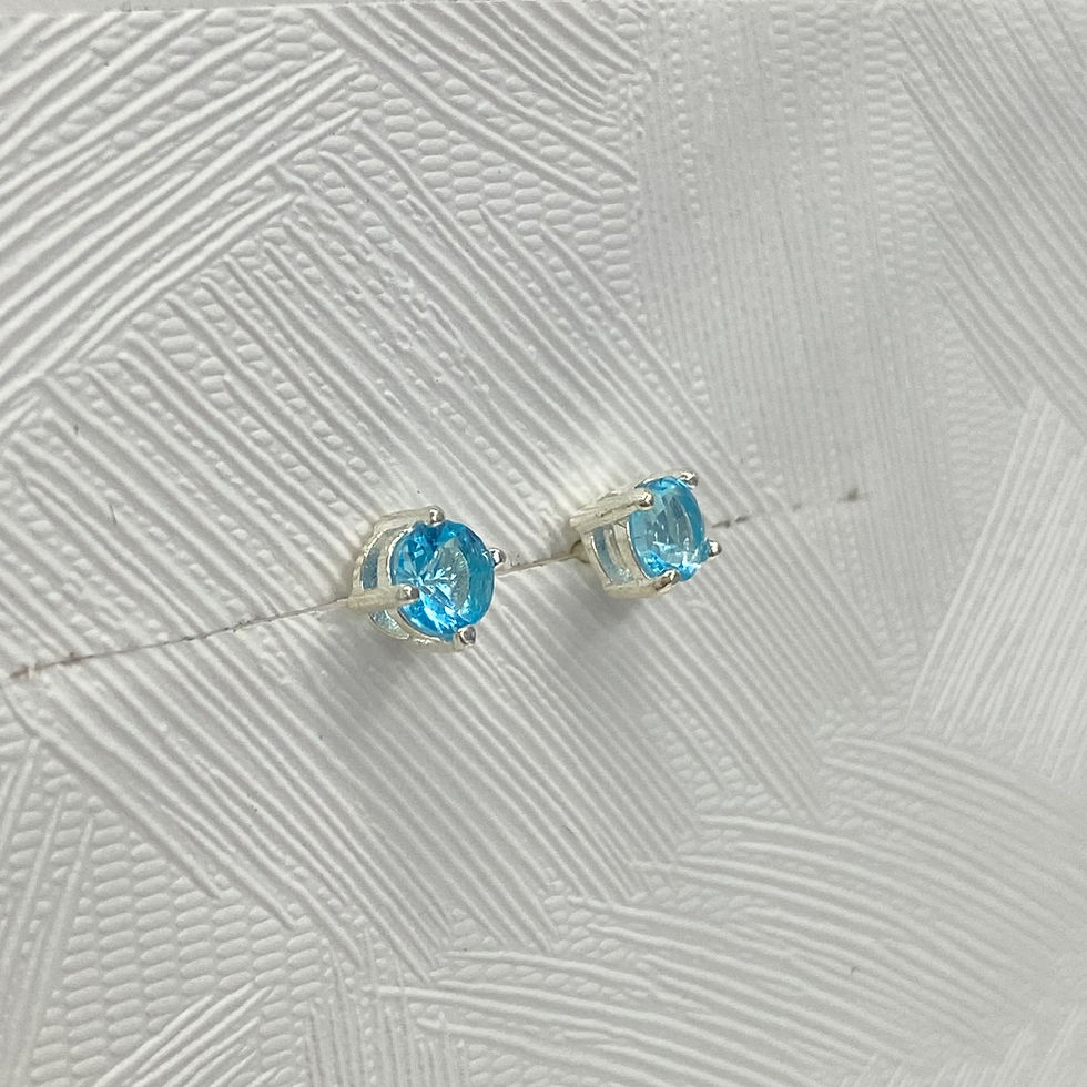 Miniatura: Brinco Ponto de Luz Top Sky - 4mm
