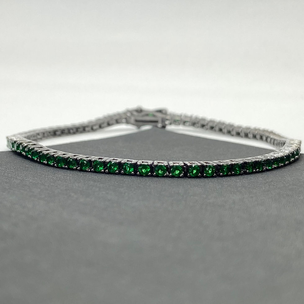 Miniatura: Pulseira Riviera Esmeralda - 20cm