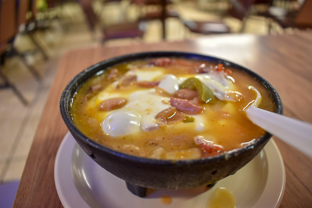 Frijoles pioneros at Taqueria Monterrey Chiquito in Houston, Texas