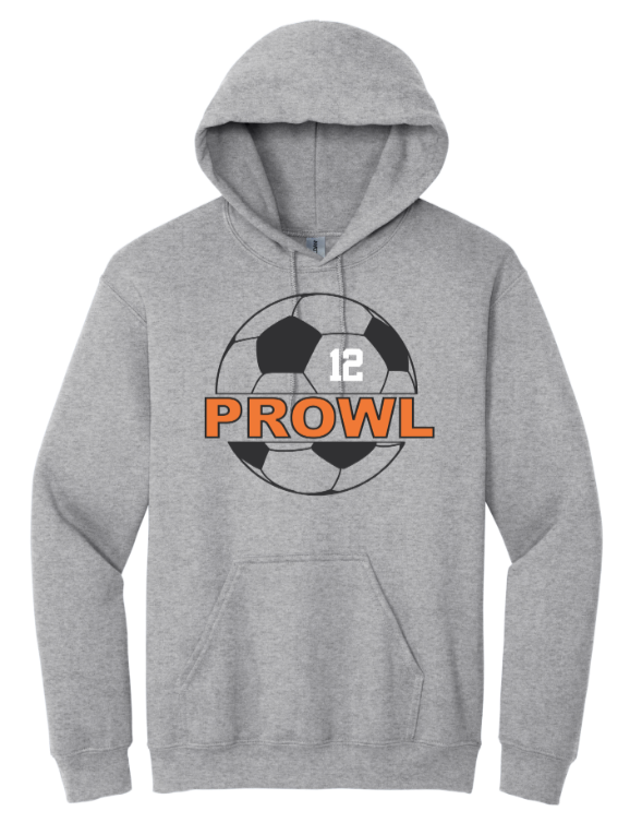 Prowl Personalized Soccer Ball Hoodie