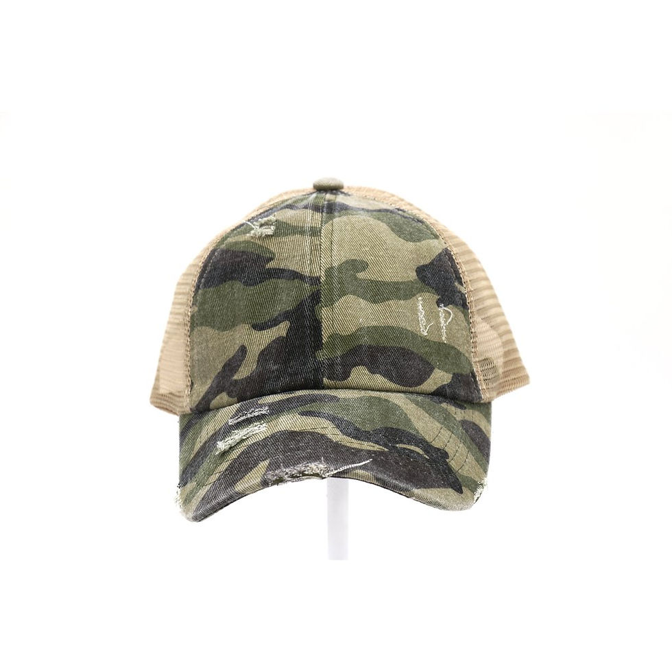 Thumbnail: Blank CC Beanie Criss Cross Hat