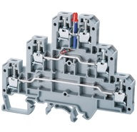 Miniatura: Clema terminal atornillable triple nivel para riel  Mod. Serie CTL Marca: Altech