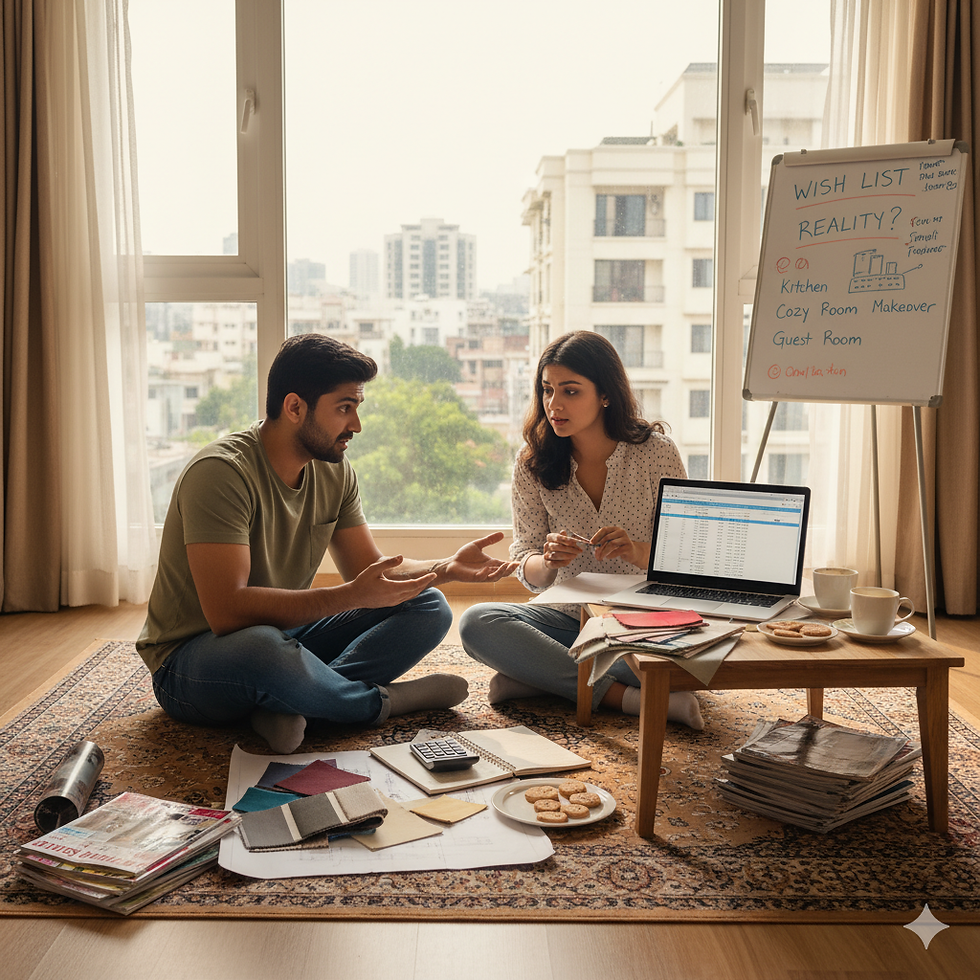 how to prepare a budget for interior design in bangalore
