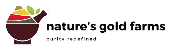 our logo at natures gold farms