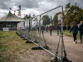 temporary fencing for windy days