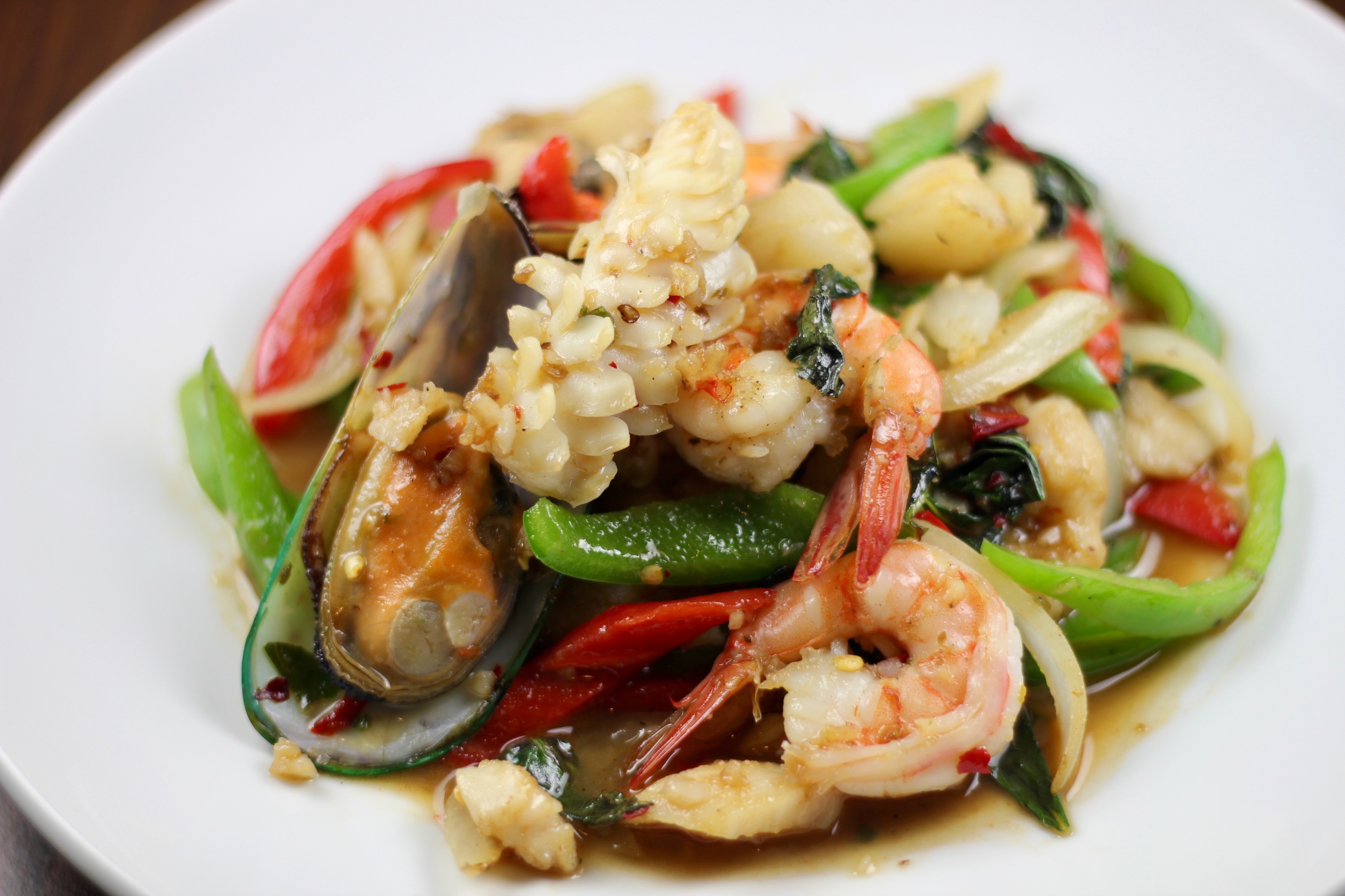 Spicy Seafood Salad (Yum Talay)