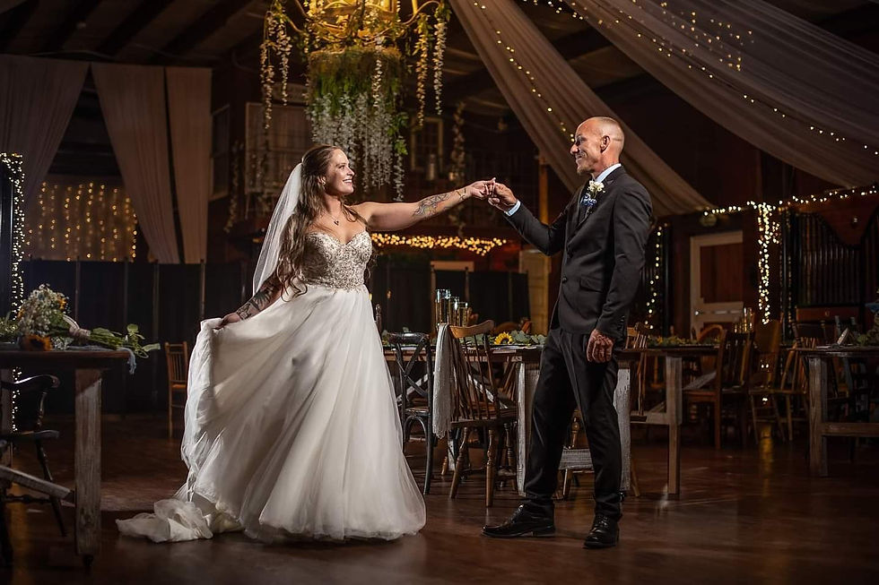 Couple Dancing in the Dinning Hall.