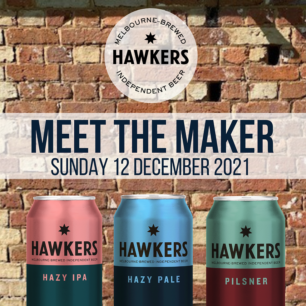 Hawkers Beer - Meet the Maker lunch