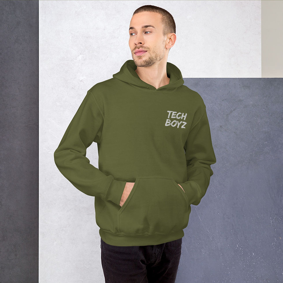 Thumbnail: (Multi-Color) Tech Boyz Hoodie (Embroidered)