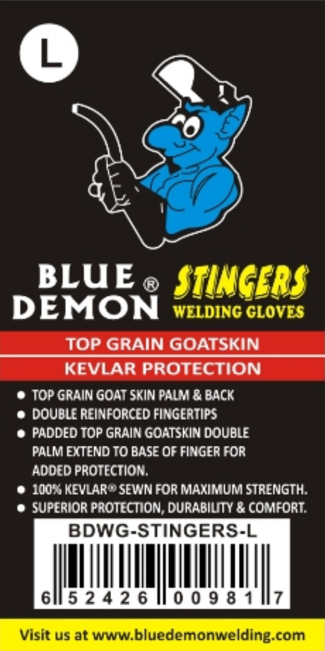 Thumbnail: Blue Demon TIG Stingers Heavy Duty Gloves