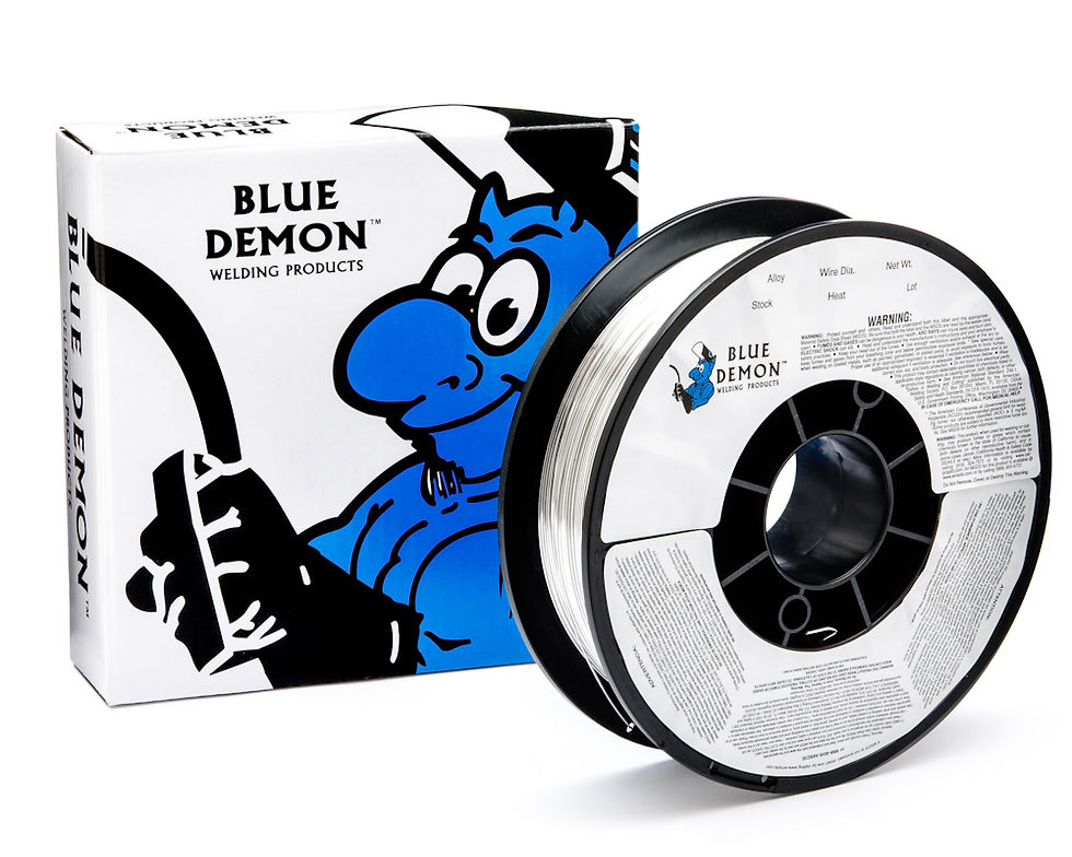 Thumbnail: 316LFC-O Spools Stainless Steel Flux Core Gasless Welding Wire Blue Demon