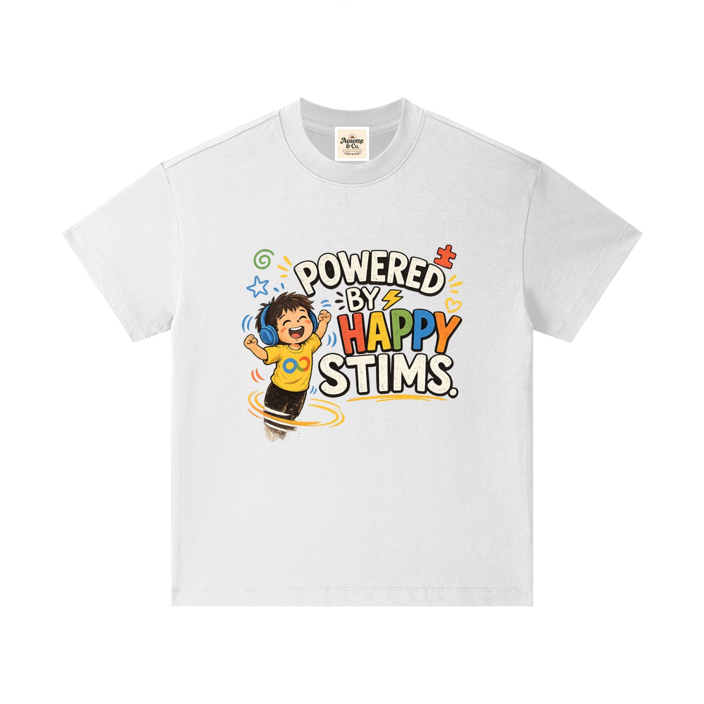 Ausome Kid- Powered by Happy Stims Shirt | Autism Joy