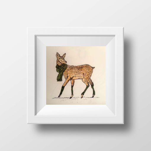 Oh Deer - It's Cold by Abbey Hindle