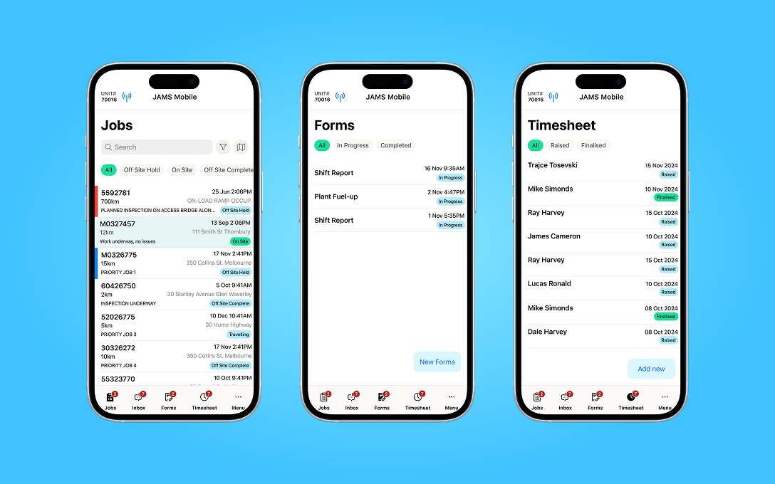 Service Stream's Field Mobility App Design