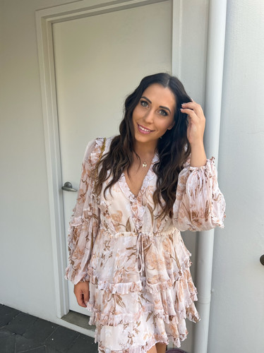 Shona Joy Nina Balloon Sleeve Frill 