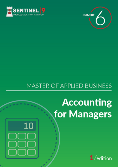 Accounting For Managers Textbook Cover