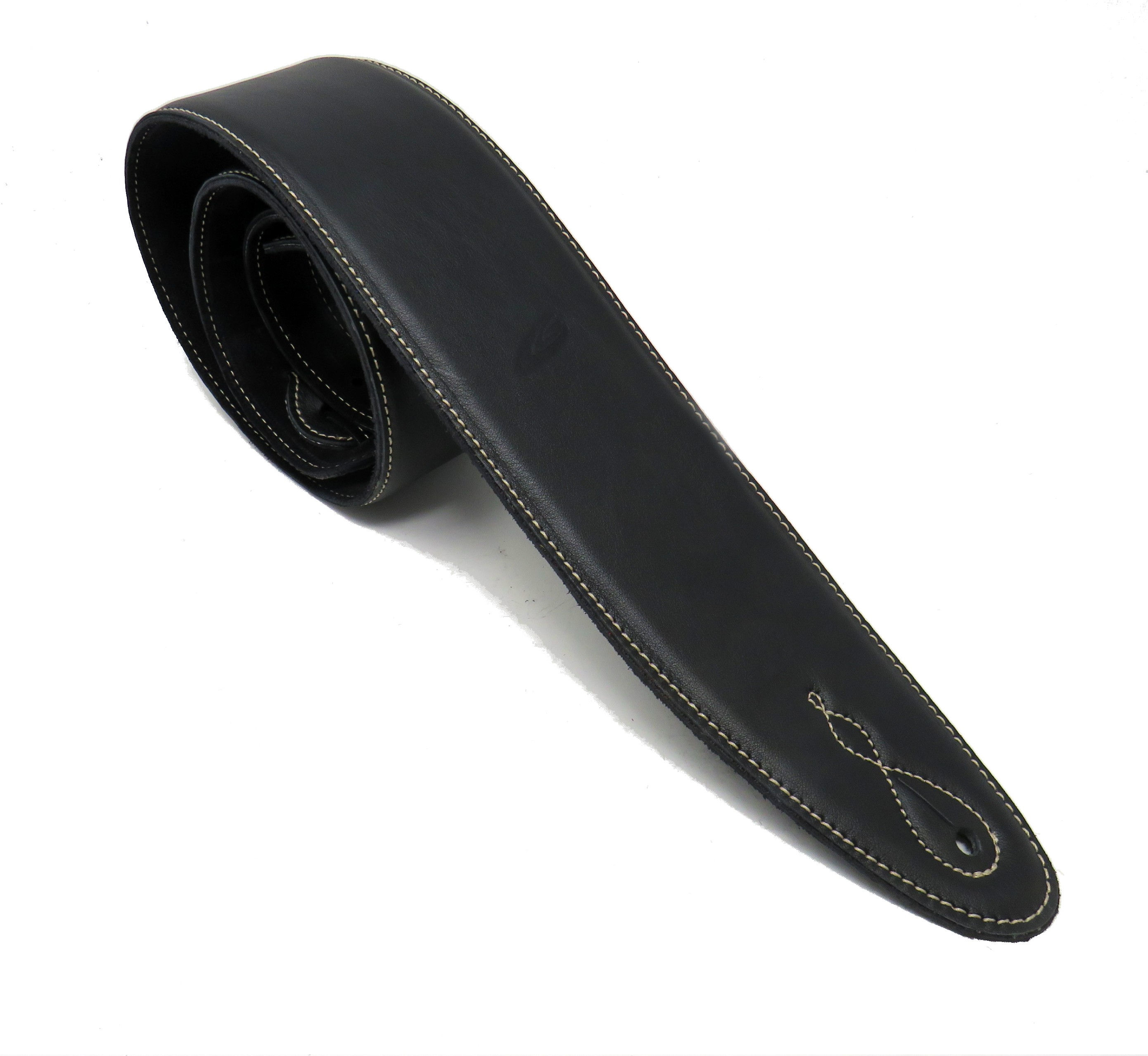 Leathergraft Pro Reversible Premium Leather Guitar Strap Black and Black Irish Music Gifts