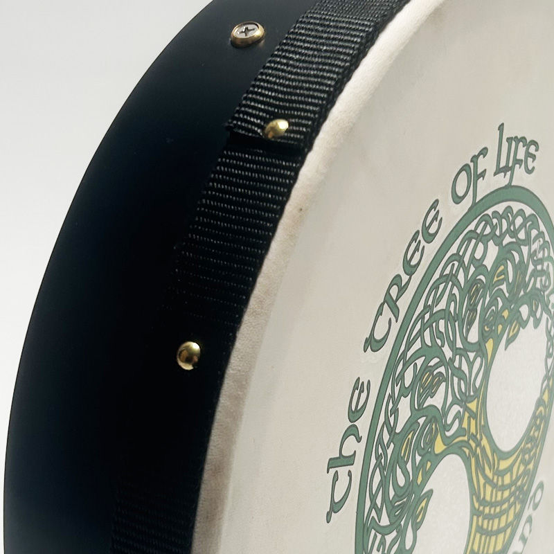 Thumbnail: Irish Music Gifts 16" Irish Drum Bodhran Celtic design  most popular irish instrument irish drum dublin ireland