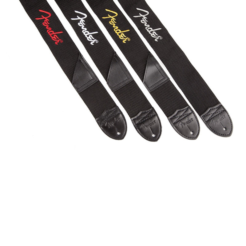 Thumbnail: Irish Music Gifts Fender Poly guitar strap Black 0990662043