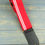 Thumbnail: Leathergraft Racing Cotton Guitar Strap Red White Irish music gifts
