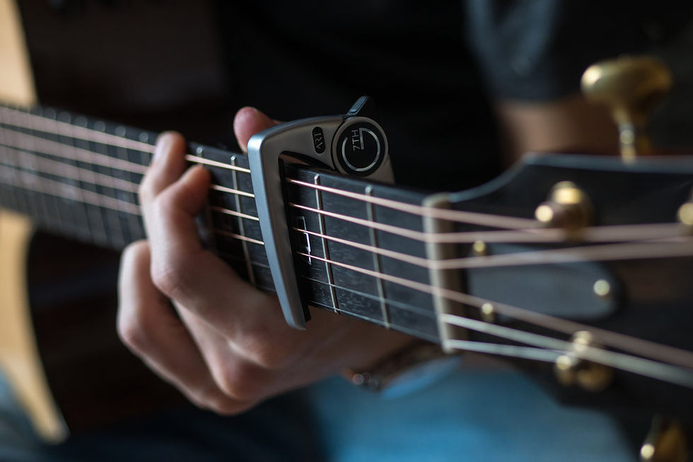 Thumbnail: G7TH PERFORMANCE 3 ACOUSTIC GUITAR CAPO WITH ART  BLACK C81020 Irish Music Gifts