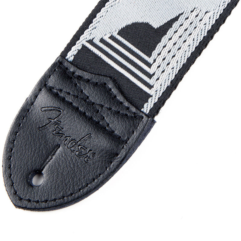 Thumbnail: Irish Music Gifts Fender 2" Guitar Strap black, light grey dark grey monogram