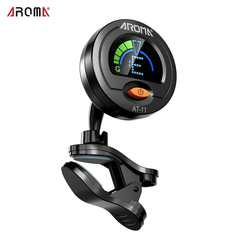 Aroma AT11 chromatic clip on tuner for all instruments. guitar violin bass mandolin banjo