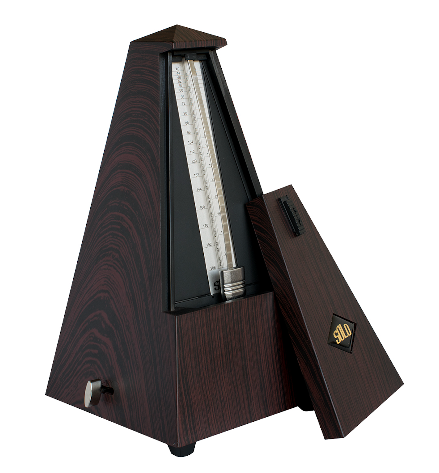 Irish Music Gifts MECHANICAL METRONOME PYRAMID SHAPE WOOD FINISH