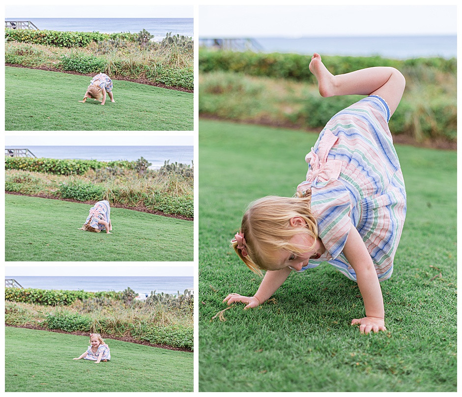 toddler playing in grass, baby photographer chattanooga