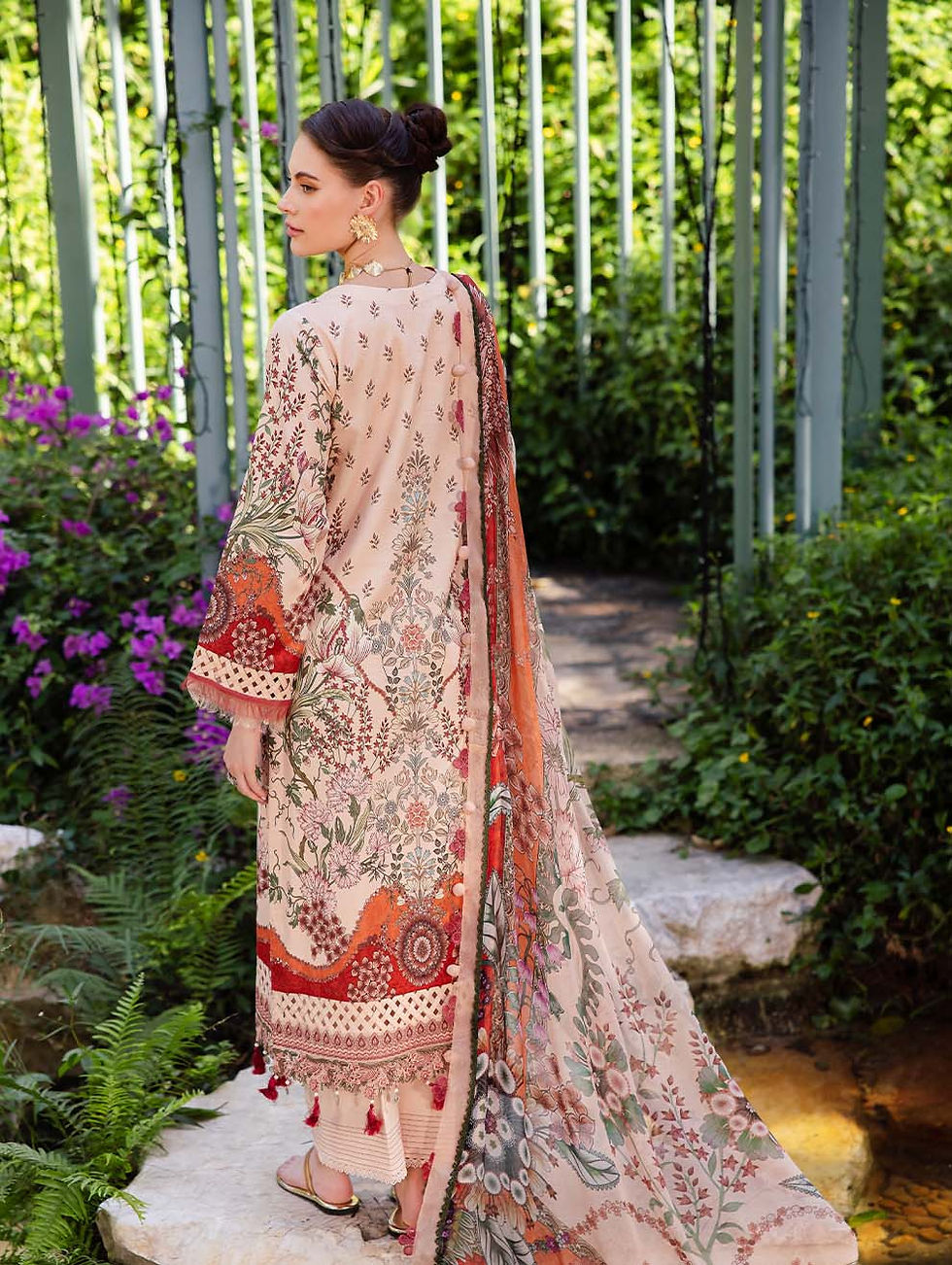 Thumbnail: Jade - bliss lawn | chiffon dupatta 