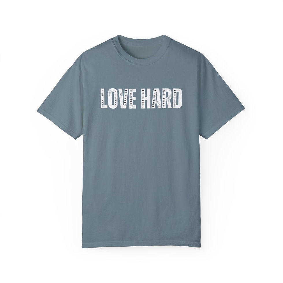 Thumbnail: LOVE HARD - John 13:34 - IYKYK Series 16 - Unisex Comfort Colors T-shirt