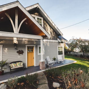 finished front of house