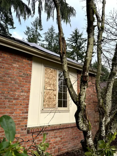 broken window - before