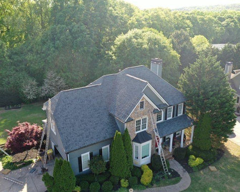 house from above