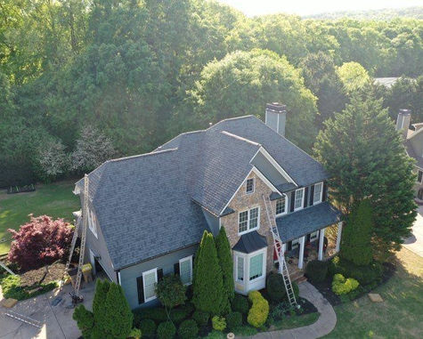 house from above