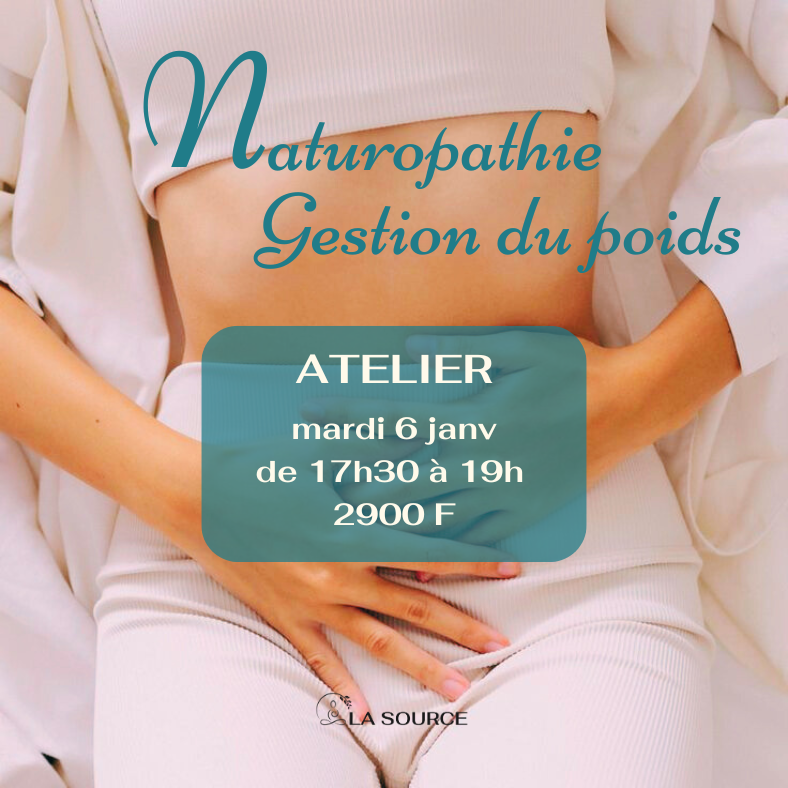 Atelier Naturopathie : Perdre du poids et le stabiliser, sans régime - Laure C.