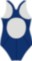 Miniaturebillede: Christmas Santa Snowman Delfina X-Back Swimsuit SF811 for Curvy Figures
