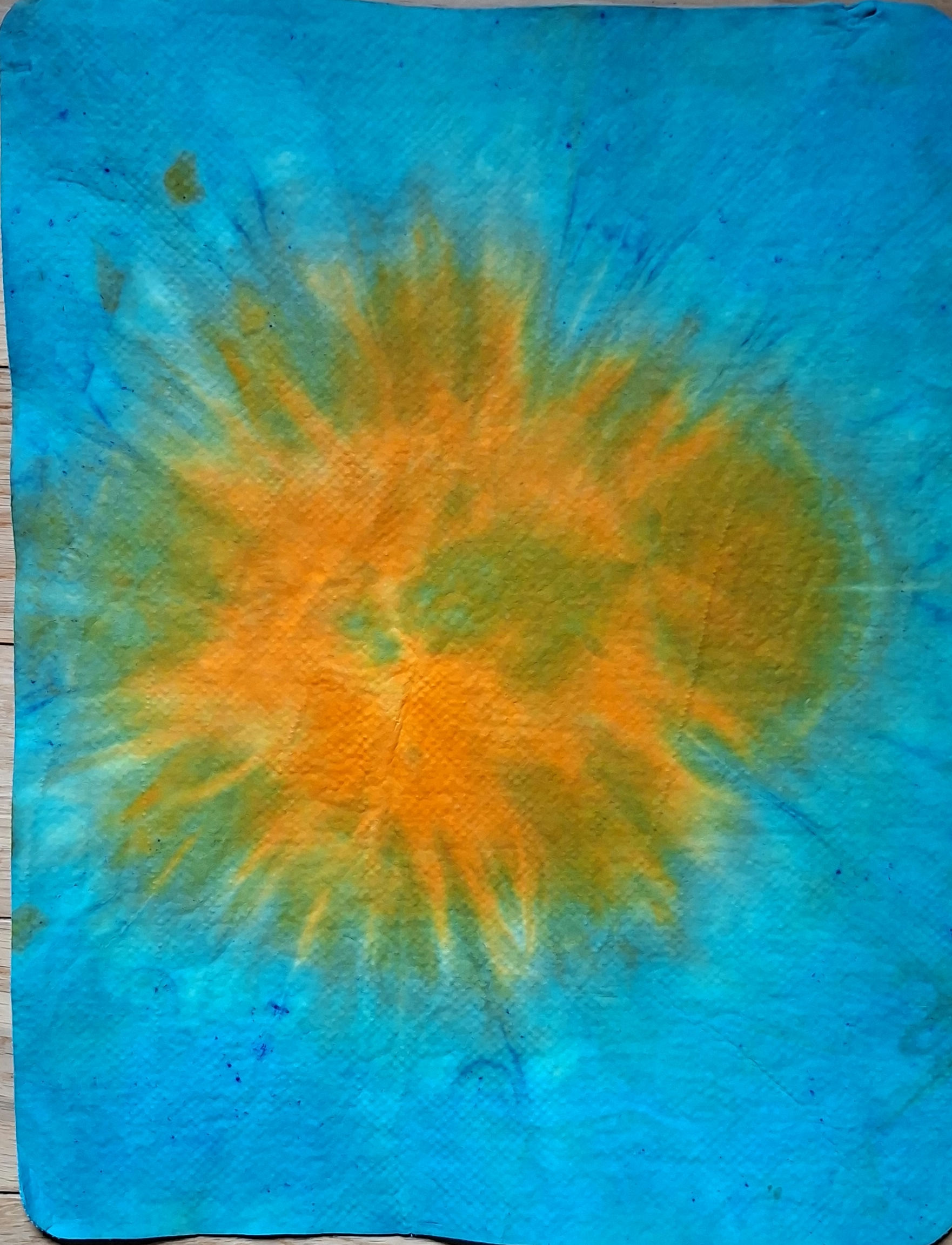 Small Tie-Dyed Shammy for Diving 12