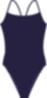 MYSTIC BLUE DELFINA HIGH LEG DIVERBACK SWIMSUIT SF341
