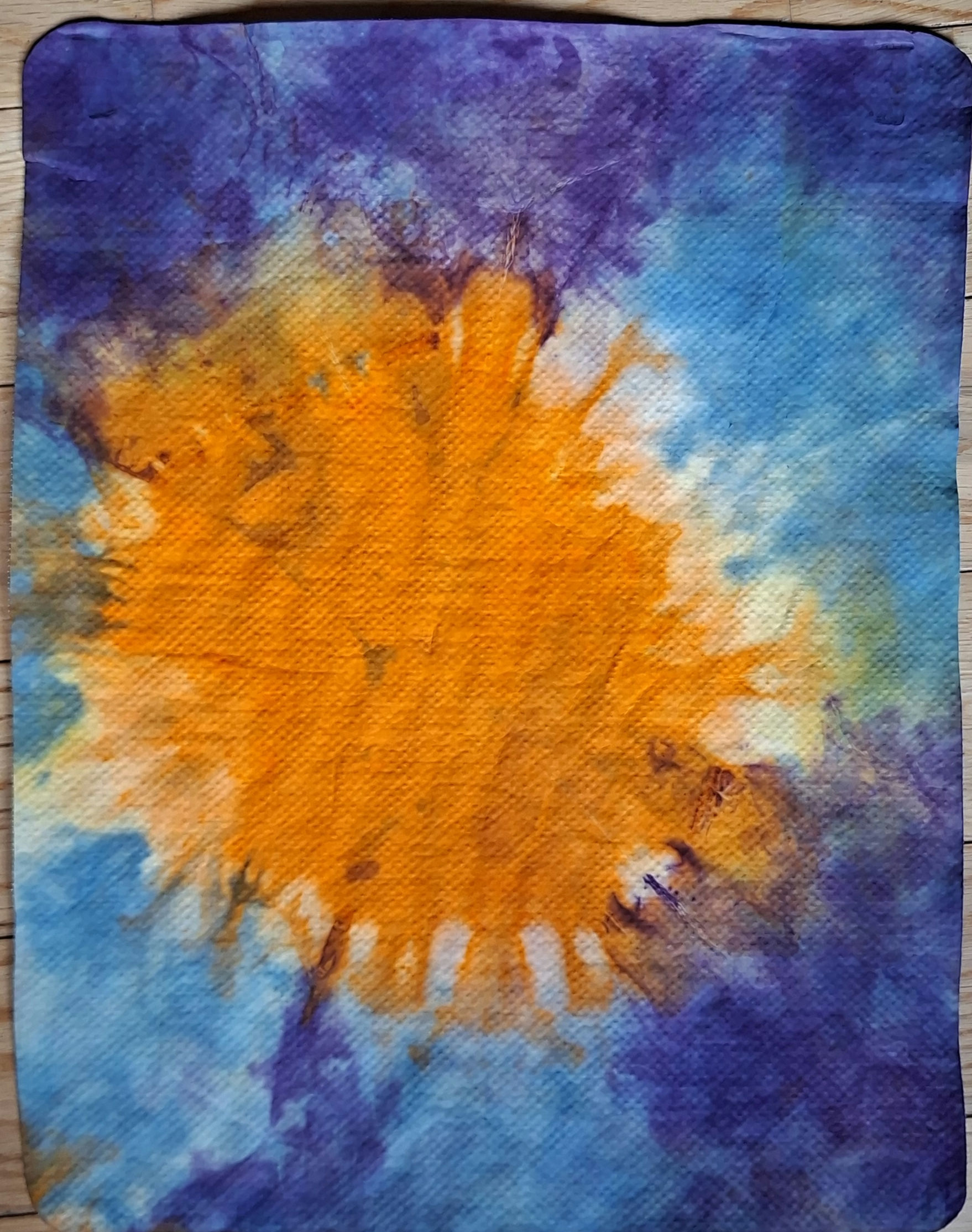 Small Tie-Dyed Shammy for Diving 2