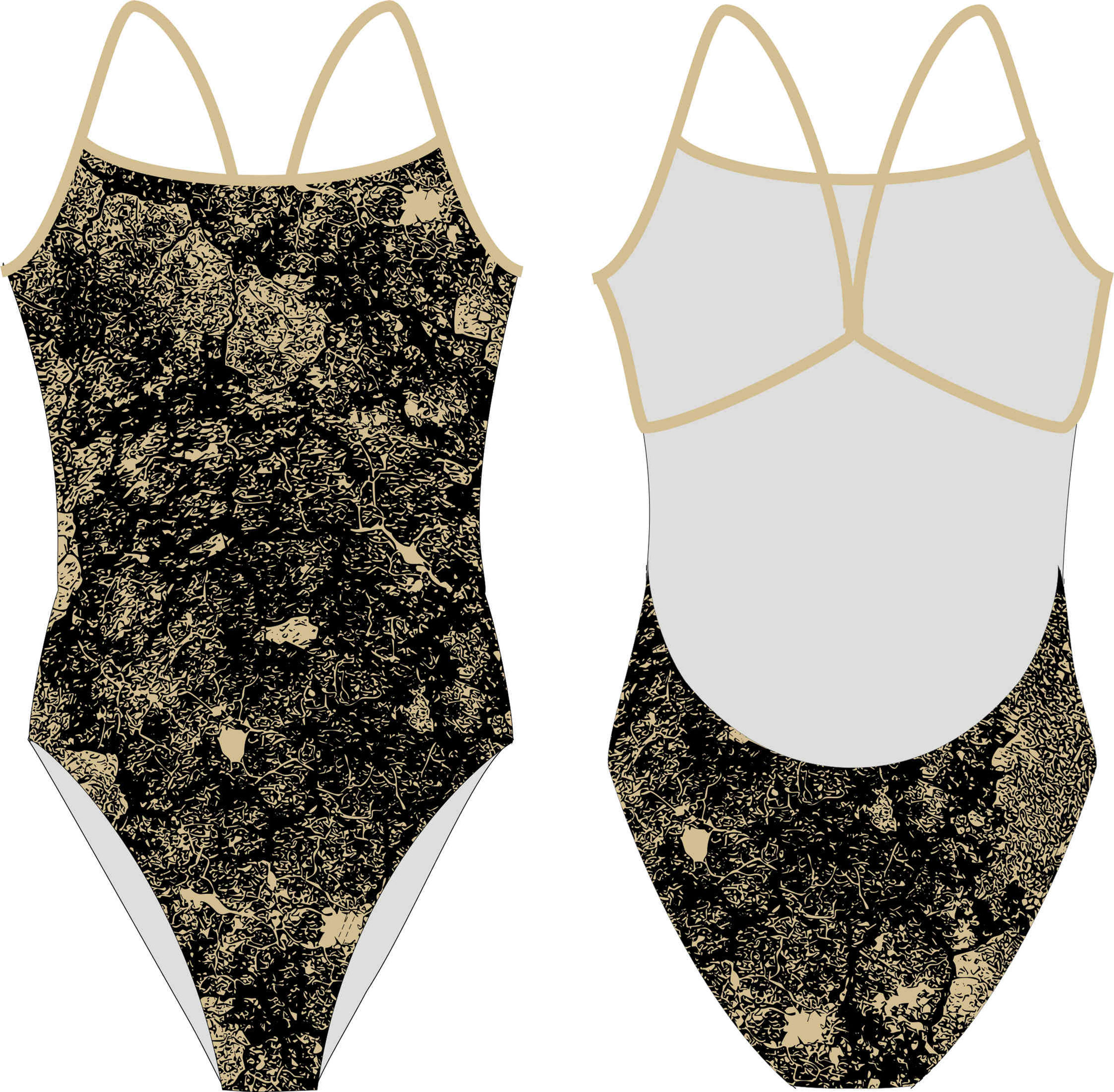 VINTAGE 3 DELFINA DIVERBACK SWIMSUIT SF341